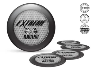 Domed Stickers Advanced Radiant Pulse Grid